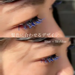 マツエク・マツパ nico所属・nico:) 金井 紗楽のマツエク・マツパデザイン