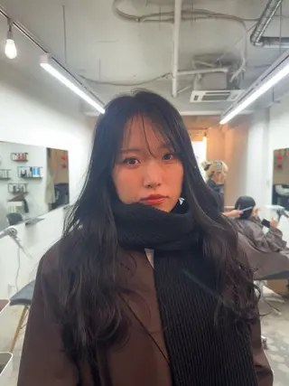 ロング カラー 艶髪/縮毛矯正 特化　ヒトシのヘアスタイル