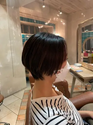 ショート ショートカットなら 前平友慈のヘアスタイル