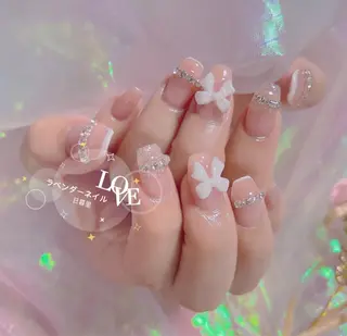 ネイル ラベンダー💖日暮里 ルル💖ネイルのネイルデザイン