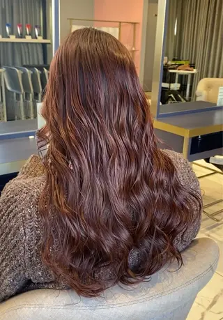 セミロング カラー 磯田冬弥/ ブリーチメニューのヘアスタイル