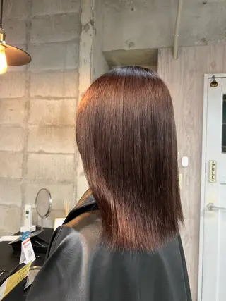 セミロング lafit kaede/韓国ヘアのヘアスタイル