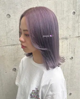 カラー 透明感カラー⭐︎ コナツのヘアスタイル