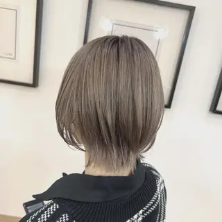 ショート カラー ブリーチなしカラー✨ ダブルカラー✨ワタベのヘアスタイル