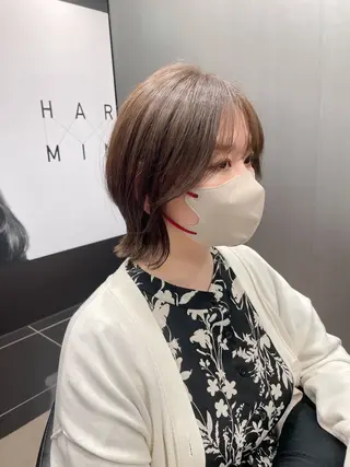 ミディアム 松尾 祐輝のヘアスタイル