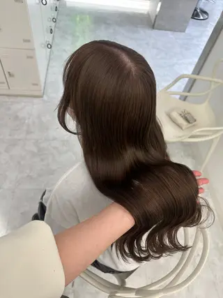 ロング カラー 🤍上品韓国ガーリー 🤍ひとみ🤍のヘアスタイル