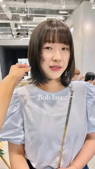 ミディアム レイヤーカット Kinoのヘアスタイル
