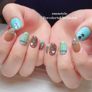 ミディアム ネイル 👑enen style👑のネイルデザイン