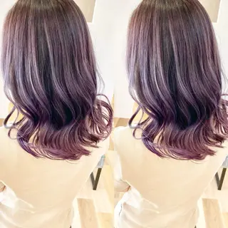 セミロング ケアブリーチ 黒瀬有汰のヘアスタイル