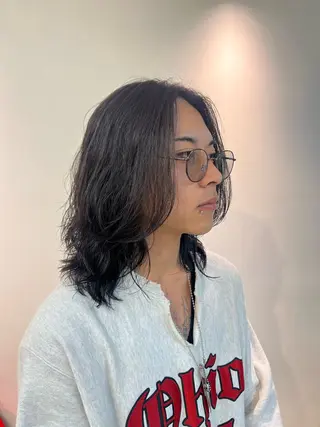 ミディアム 山中 欧輔のヘアスタイル