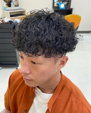 パーマ メンズ 年間2000名担当◎ パーマ職人/仲原佑樹のヘアスタイル
