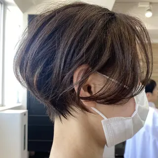 ショート カラー メンズ&ショート LEA山村真史のヘアスタイル
