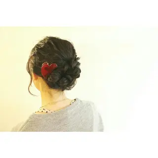 ヘアアレンジ クニモトハルナ ボブ/柔らかカラーのヘアスタイル