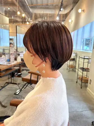 ショート みうら ありさのヘアスタイル