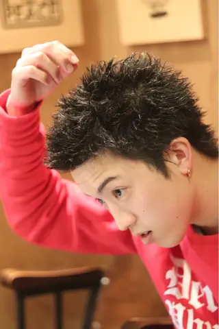 ショート パーマ .HIROSHI .のヘアスタイル