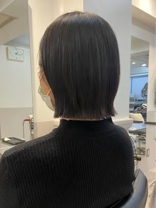 ショート ボブカット/ 尾崎龍聖のヘアスタイル