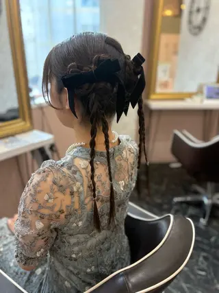 ロング 暗髪艶カラー/ 髪質改善TR/maiのヘアスタイル