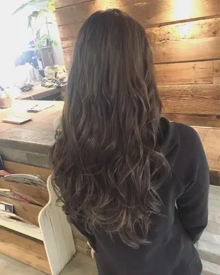 ロング カラー ハイトーン×髪質改善 KENTAのヘアスタイル
