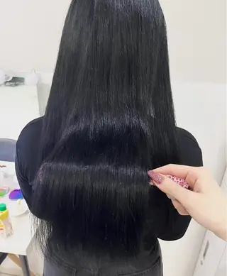 ロング 🦋REISA🦋 エクステ×ハイトーンのヘアスタイル