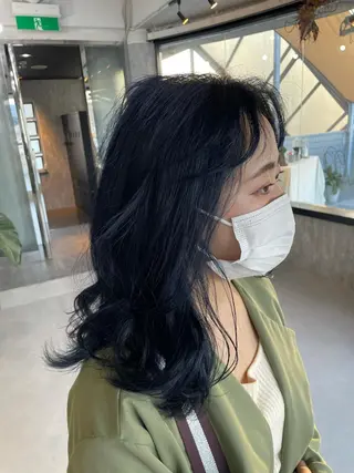 セミロング カラー ALLEN hair 京橋店のヘアスタイル
