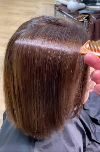 ミディアム パーマ 齋藤 巧のヘアスタイル