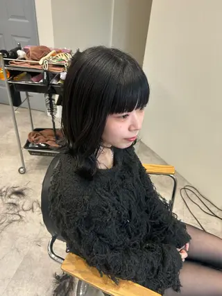 ミディアム カラー ヘアアレンジ ボブ /ニュアンス/ satomi🧸💖のヘアスタイル