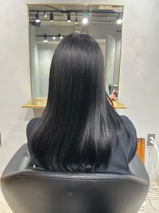 ロング カラー パーマ ショートカット/ レイヤー/齋藤大貴のヘアスタイル