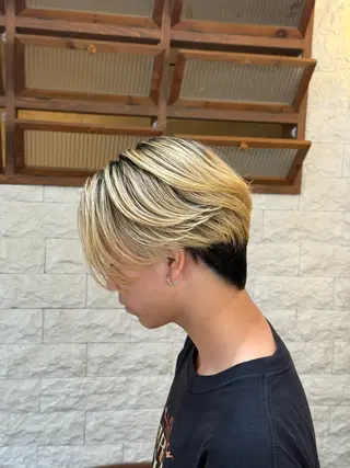 カラー メンズ 赤木蓮/メンズ特化/ メンズパーマ/のヘアスタイル