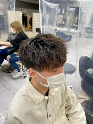 ミディアム ヘアアレンジ メンズ メンズ特化 水口湧太のヘアスタイル