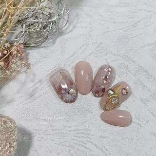 ミディアム Cuore谷岡紗妃/ 宮崎台のネイルデザイン