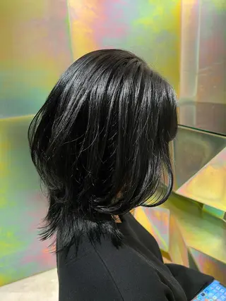 ミディアム カラー 似合わせボブ/ 大人ボブ🩵しおのヘアスタイル