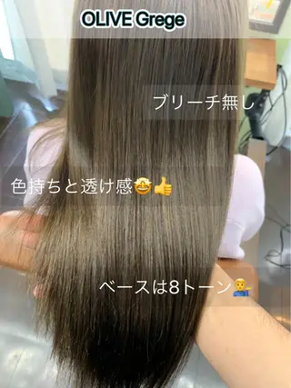 ミディアム ブリーチ毛に縮毛矯正 ✨カラー✨山田 正幸のヘアスタイル