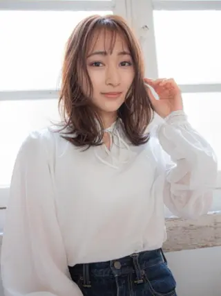 ミディアム 髪質改善✨艶髪✨ 古寺隆佑のヘアスタイル