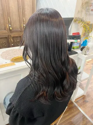 ロング カラー パーマ YURAGI🤍 SAEのヘアスタイル