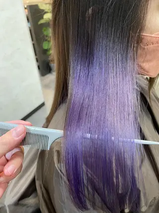 ロング カラー 👑髪質改善カラー 中垣斗希のヘアスタイル