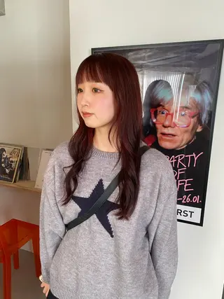 カラー nishika yume🍐🌿のヘアスタイル