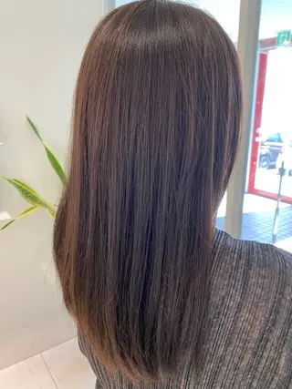 ロング カラー 浅野 匠のヘアスタイル