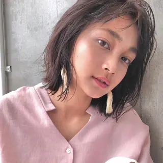 ミディアム カラー 【ダメージレス施術】 【透明感】北村 拓也のヘアスタイル