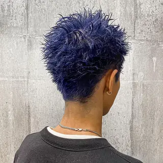 ショート カラー メンズ 高橋 宏輔のヘアスタイル