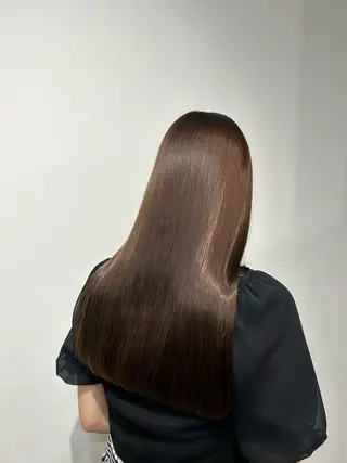 ロング カラー LOVESTOIKE 井上つぐみ/透明感のヘアスタイル