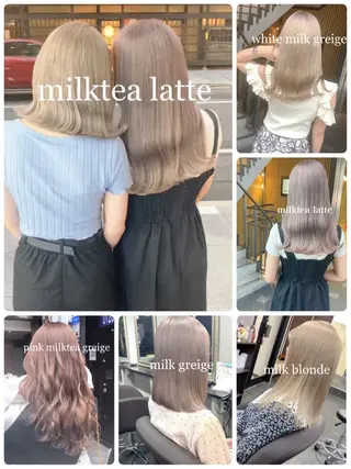 ミディアム カラー Selenehair 三条本店のヘアスタイル