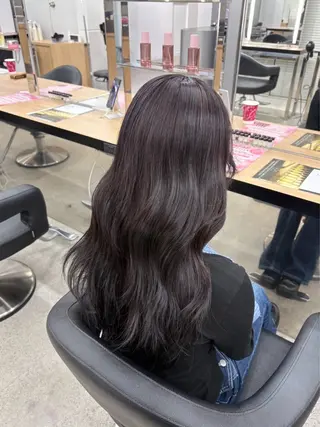 ロング miku/ラベンダー 透明感カラー🪻❤︎のヘアスタイル