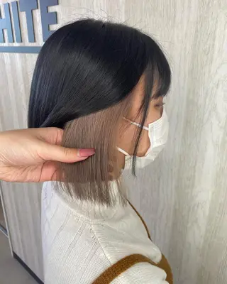 ロング カラー UNDER vr 【アンダーバー】のヘアスタイル