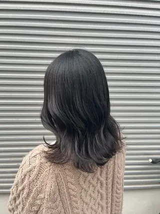 セミロング ☁️彦坂唯有/ 透明感カラー☁️のヘアスタイル