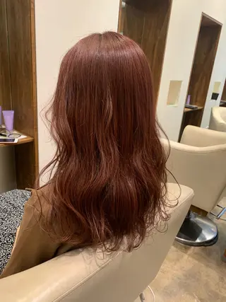 ロング カラー 【完全個室】髪質改善 暖色カラー/山崎唯奈のヘアスタイル