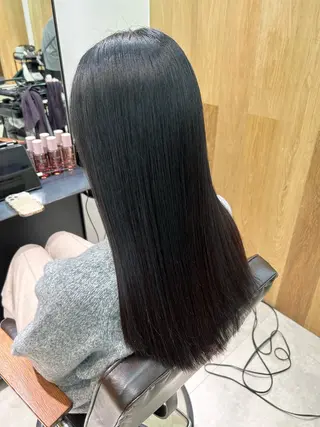 ロング 🩵縮毛矯正  髪質 改善 美髪🩵のヘアスタイル