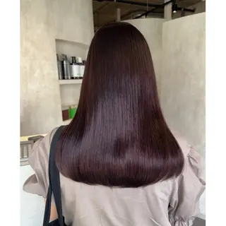 セミロング カラー miyu /トレンド カラー×艶髪のヘアスタイル