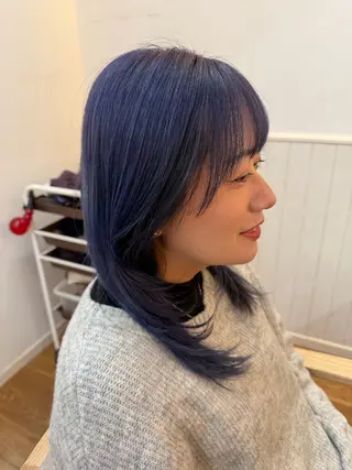 セミロング ✂︎HITOMI✂︎ 副店長のヘアスタイル