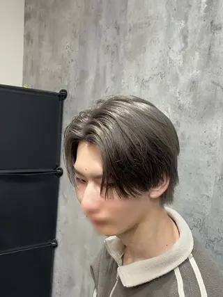 カラー 🇰🇷ダウンパーマ 毛流れヘア🪽藤原のヘアスタイル