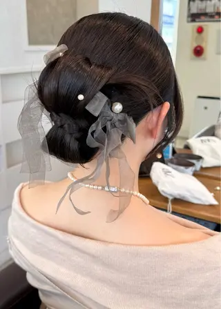 ヘアアレンジ ハイトーン/ダブル カラー/あやかのヘアスタイル